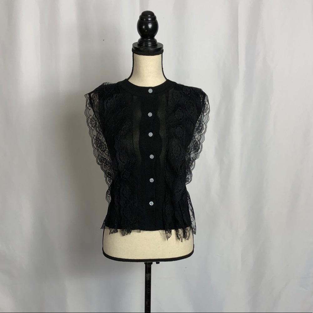 Black Sleeveless Blouse NWOT